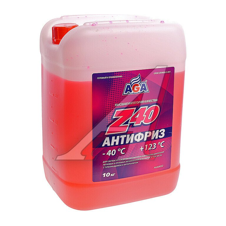 Антифриз красный (10л) AGA, 003Z