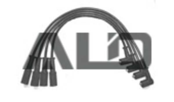 Комплект проводов зажигания (черный силикон) fiat puntopalio 1.11.2i 93> ALD, B00117