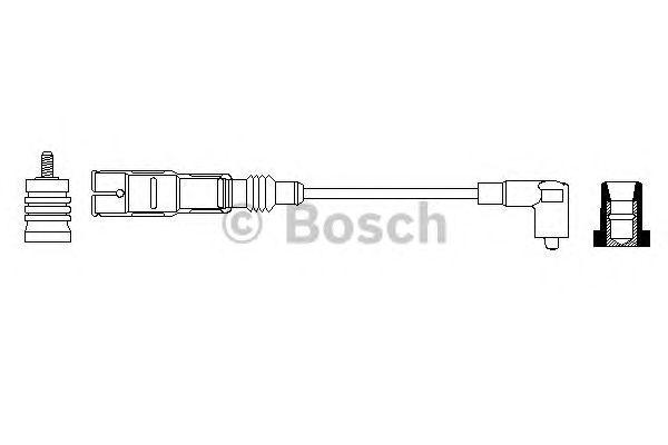 Провод высоковольтный BOSCH, 0356912890
