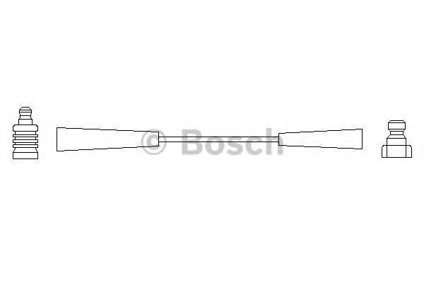 Провод высоковольтный BOSCH, 0986356057
