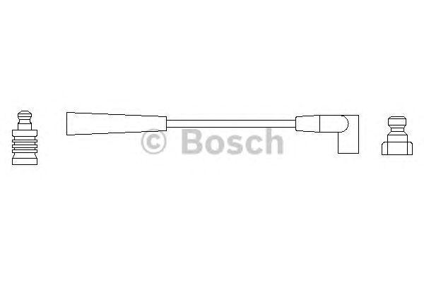 Провод высоковольтный BOSCH, 0986356063