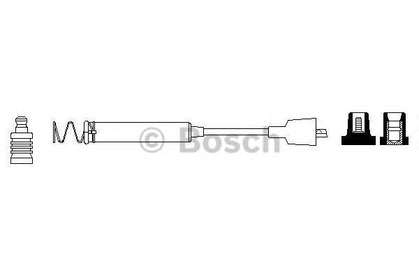 Провод высоковольтный BOSCH, 0986356080