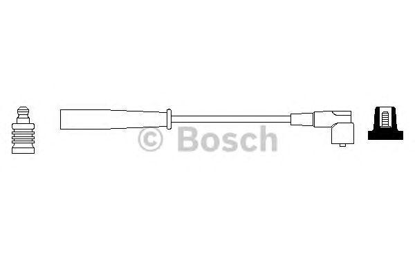 Провод высоковольтный BOSCH, 0986356129
