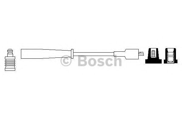 Провод высоковольтный BOSCH, 0986356144