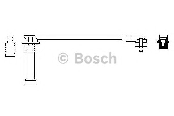 Провод высоковольтный BOSCH, 0986356147
