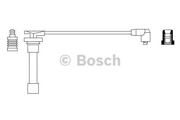 Провод высоковольтный BOSCH, 0986356172