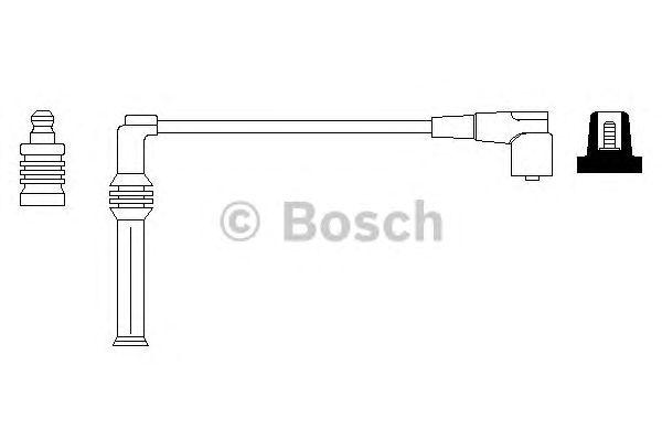 Провод высоковольтный BOSCH, 0986356181