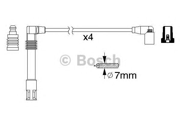 Провода высоковольтные BOSCH, 0986356305