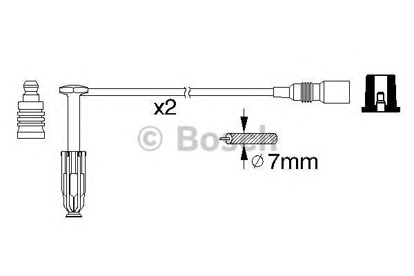 Провода высоковольтные BOSCH, 0986356311