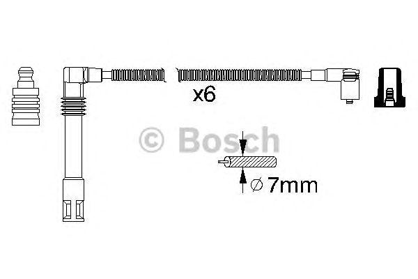 Комплект проводов BOSCH, 0986356321