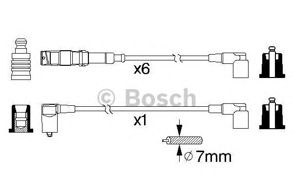 Провода высоковольтные BOSCH, 0986356332