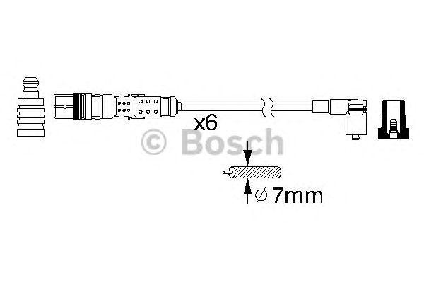 Комплект проводов BOSCH, 0986356347