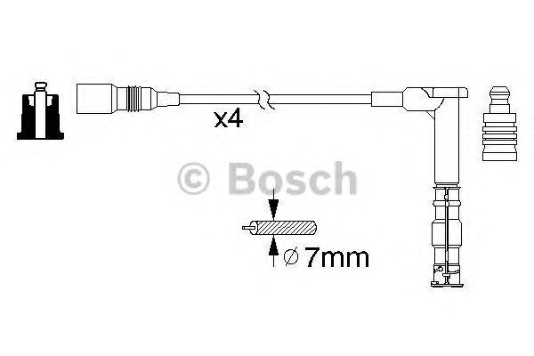 Комплект проводов BOSCH, 0986356351