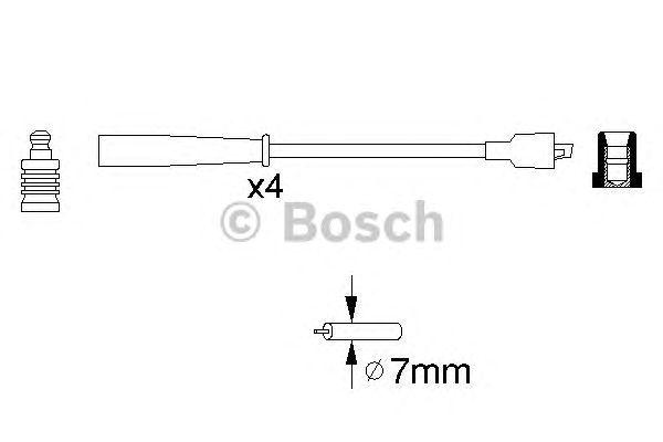 Комплект проводов BOSCH, 0986356716
