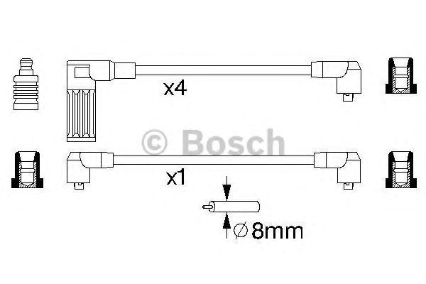 Комплект проводов BOSCH, 0986356718