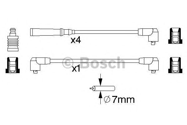 КОМПЛЕКТ ВВ. ПРОВОДОВ BOSCH, 0986356720