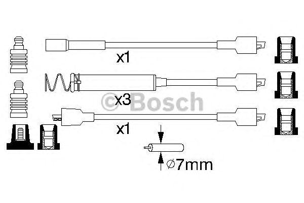 КОМПЛЕКТ ВВ. ПРОВОДОВ BOSCH, 0986356722