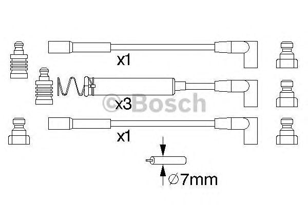 Комплект проводов BOSCH, 0986356723