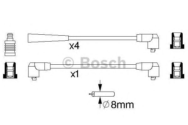 Комплект проводов BOSCH, 0986356726