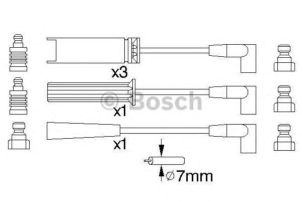 Комплект проводов BOSCH, 0986356739