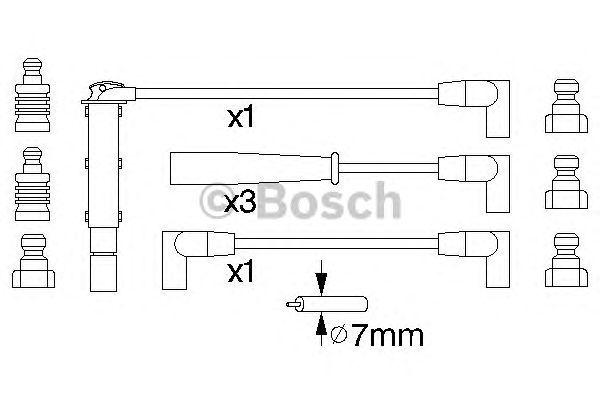 КОМПЛЕКТ ВВ. ПРОВОДОВ BOSCH, 0986356740