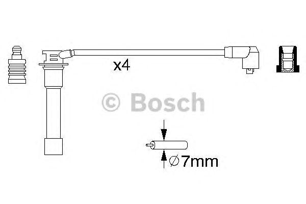 ВЫСОКОВОЛЬТН. ПРОВОДА BOSCH, 0986356742