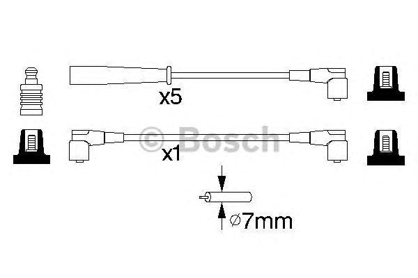 Комплект проводов BOSCH, 0986356753