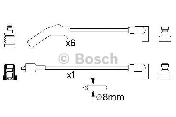 КОМПЛЕКТ ВВ. ПРОВОДОВ BOSCH, 0986356783