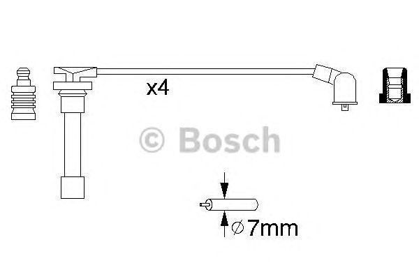 Комплект проводов BOSCH, 0986356793