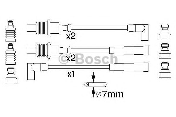 Комплект проводов BOSCH, 0986356794