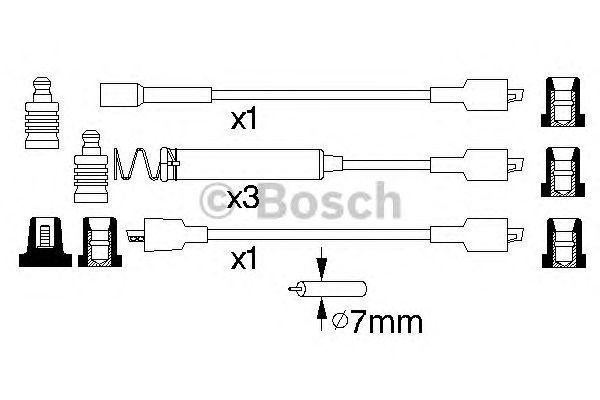 КОМПЛЕКТ ВВ. ПРОВОДОВ BOSCH, 0986356800