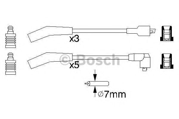 Комплект проводов BOSCH, 0986356819