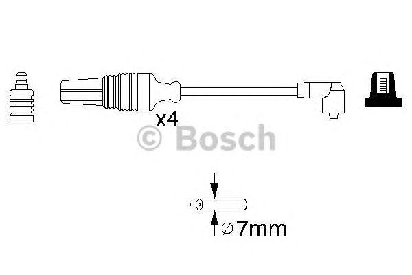 Комплект проводов BOSCH, 0986356830