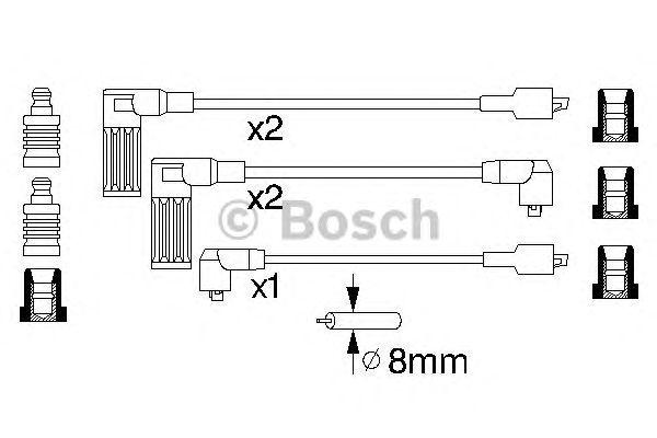 Комплект проводов BOSCH, 0986356846