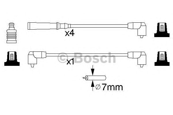 Комплект проводов BOSCH, 0986356847