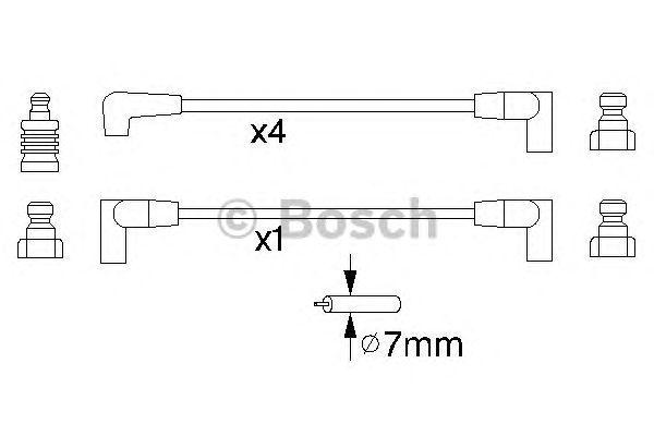 Комплект проводов BOSCH, 0986356852