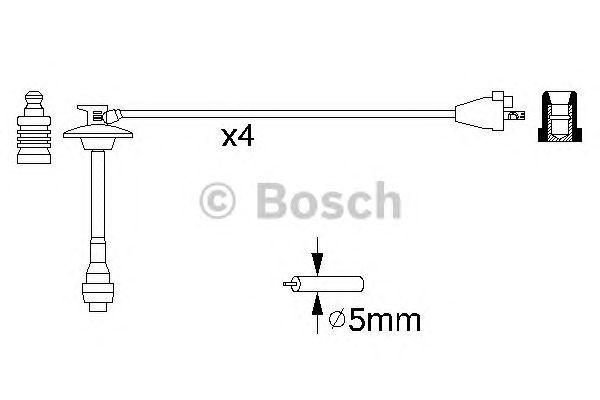 КОМПЛЕКТ ВВ. ПРОВОДОВ BOSCH, 0986356923