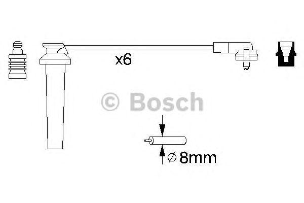 Комплект проводов BOSCH, 0986356959
