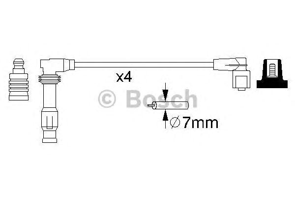 Комплект проводов BOSCH, 0986356986