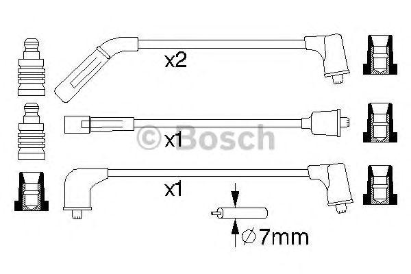 Комплект проводов BOSCH, 0986356988