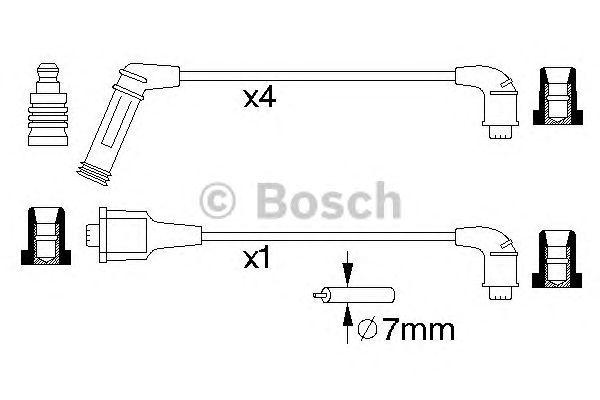 КОМПЛЕКТ ВВ. ПРОВОДОВ BOSCH, 0986356990