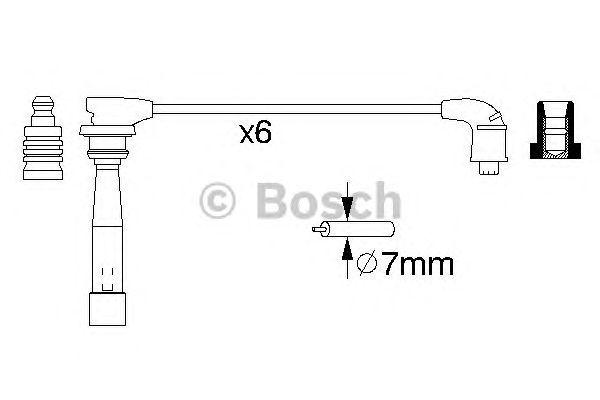 Комплект проводов BOSCH, 0986356992