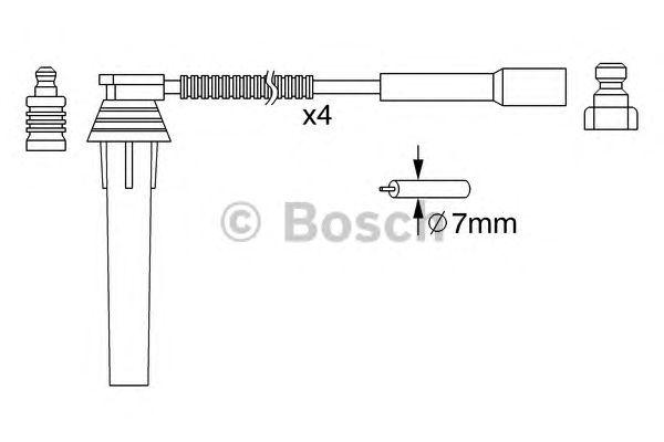 Комплект проводов BOSCH, 0986357052