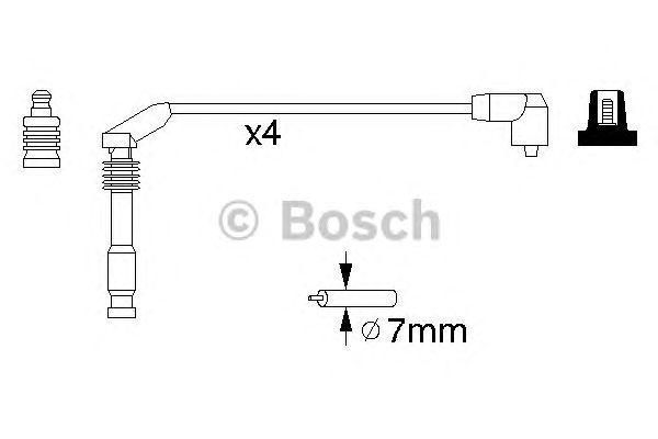 Комплект проводов BOSCH, 0986357126
