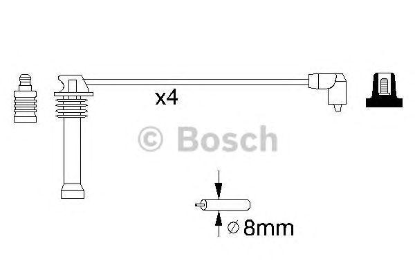 Комплект проводов BOSCH, 0986357141