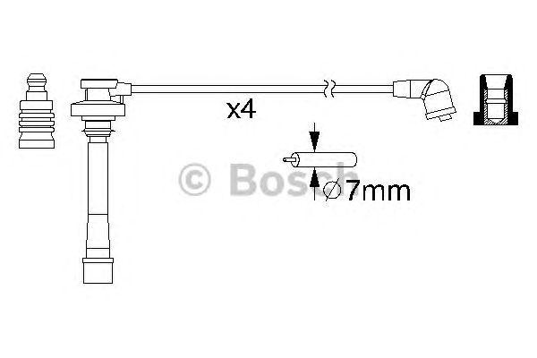 Комплект проводов BOSCH, 0986357147
