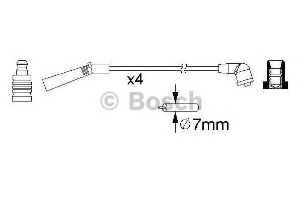 Комплект проводов BOSCH, 0986357157