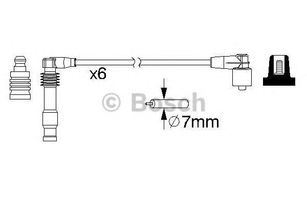 Комплект проводов BOSCH, 0986357162