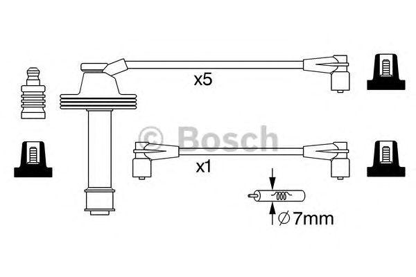 КОМПЛЕКТ ВВ. ПРОВОДОВ BOSCH, 0986357232