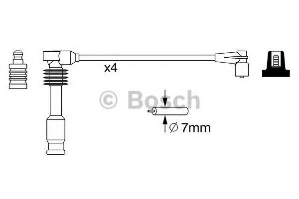 Комплект проводов BOSCH, 0986357237
